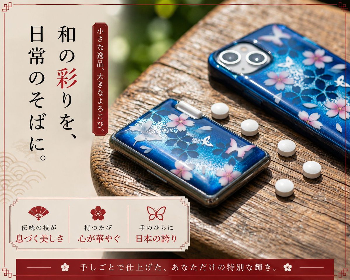 artandhalf's tweet photo. いつものミンティアが、芸術品に変わる。手仕事のぬくもりが詰まった一点ものケースで、毎日をちょっと特別にしませんか？

作品の詳細は【返信欄】に記載しています👇

#ハンドメイド作品 #名入れギフト #和雑貨 #ミンティアケース #和モダン #UniqueHandmade #JapaneseCraft #CustomGift https://t.co/lmfdMJEbI9