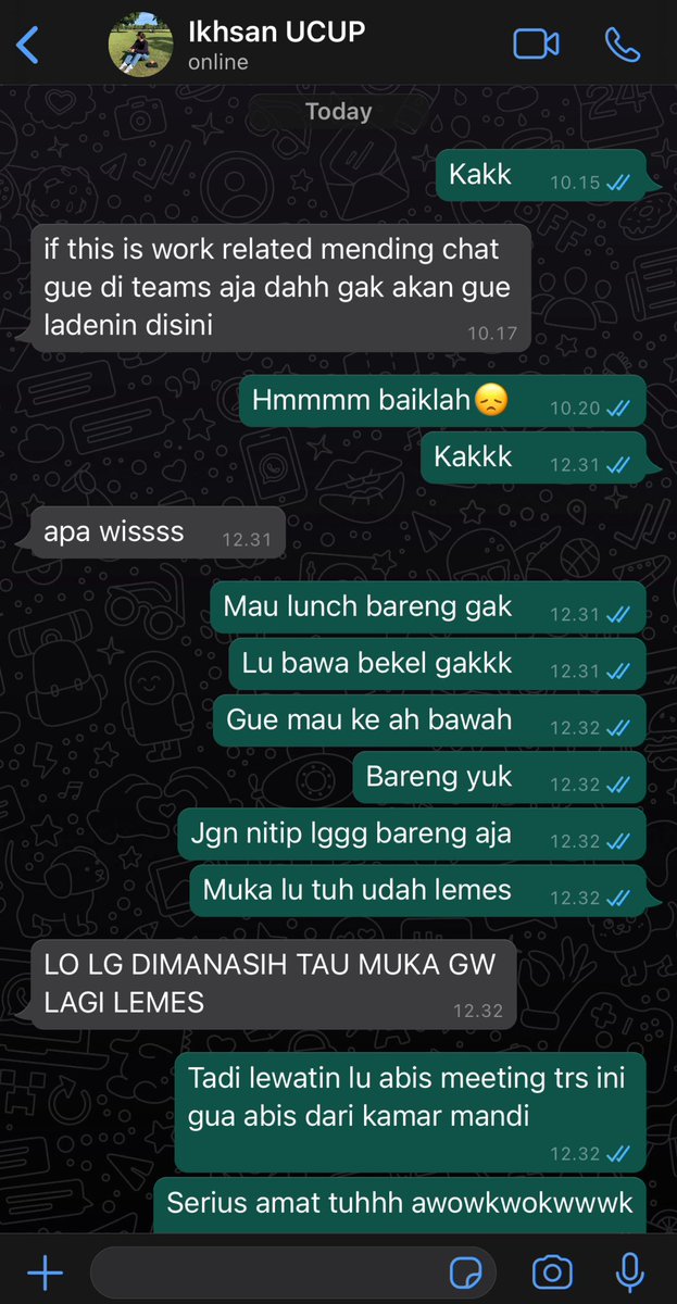 suncaid's tweet photo. wiska wiratama jaman magang juga pernah begini https://t.co/NmSUwmVWTQ