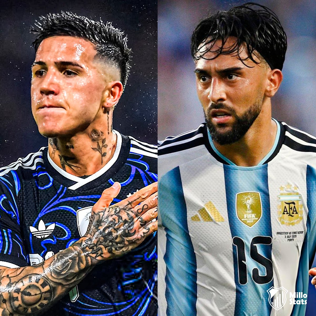 StatsMillo's tweet photo. 🚨💣 Nicolás González ⚡️ TIENE CHANCES DE SER TITULAR vs Egipto 🇪🇬 por los Octavos del Mundial 🏆🇦🇷

 📌 Sería por Enzo Jeremías Fernández 🐔 o por Alexis Mac Allister 🐞 

ℹ️ @gastonedul en @TyCSports https://t.co/oksgpDuG5X