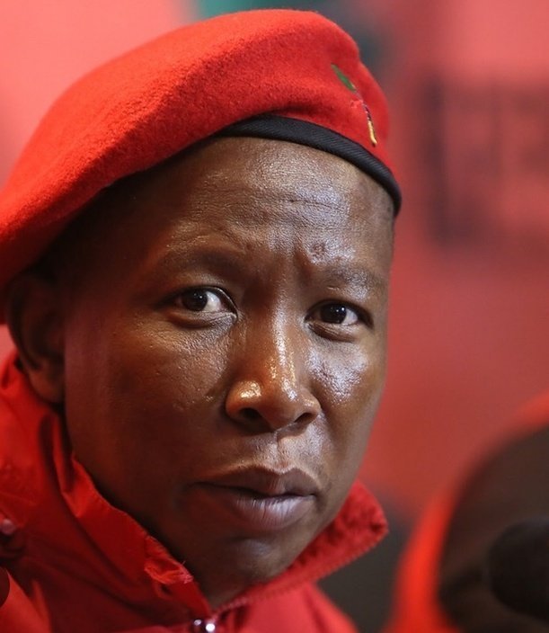 SthembiD's tweet photo. Its not shocking that some SouthAfricans want to see President Julius Malema down....
I mean Gaddafi had some Libyians celebrating when Nota turned him into a villain. 
Patrice Lumumba's own Congolese people were used to capture him.
Thomas Sankara was betrayed by his own right hand man.

The list can go on for most if not all PanAfrican leaders who were vilified and ended up assassinated.

The difference now is that social media is the new media.We are in charge of what is delivered and we will push back!...No one will touch Malema!!