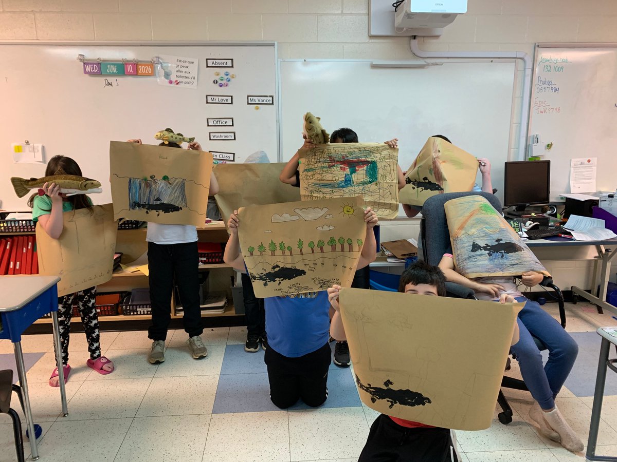 WatershedsCAN's tweet photo. Students at York River P.S., Hermon P.S., Birds Creek P.S., and North Hastings High School in Bancroft, ON recently received 'One Health' workshops! One Health focuses on the idea that human and natural systems are interdependent on each other. One Health looks at human health, animal health, and environment health and how the interconnections are central to the well-being of all. You may have heard this concept also called 'All My Relations'. In many Indigenous cultures, the interconnectedness of all life shows our shared destiny and mutual reliance and respect.

This project is delivered in partnership with North Hastings Community Integration Association, with funding from @JLFoundation2 and @TD_Canada Friends of the Environment Foundation.