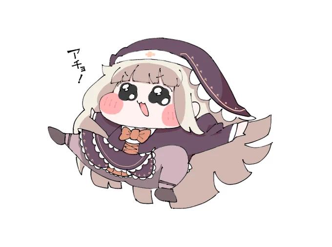 何かを練習するスピキ