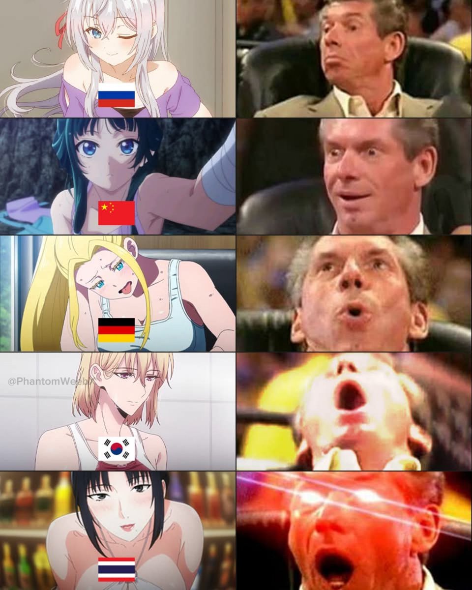 PhantomWeebX's tweet photo. Which country girl do you prefer https://t.co/XVpv1J9cPJ
