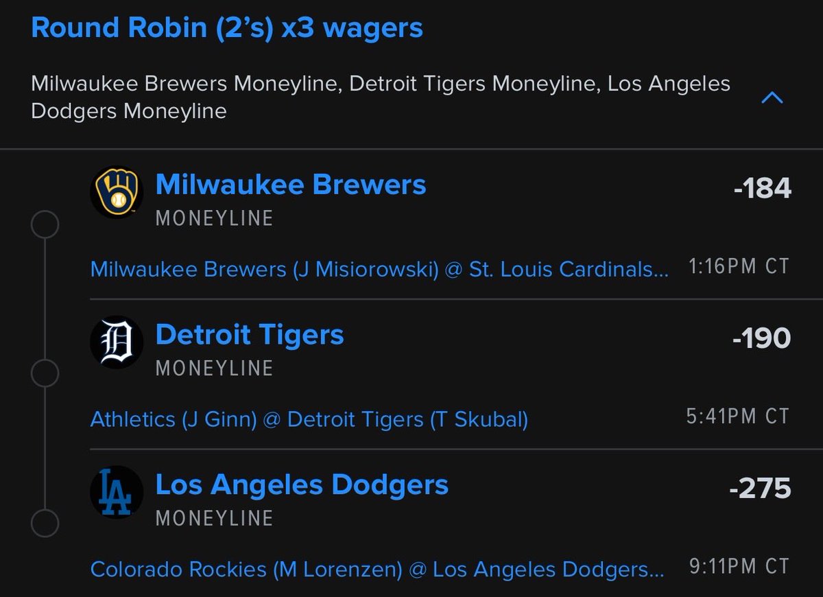 WinRoundRobins's tweet photo. Free Plays 7/7/26🔥
MLB Season 140-82💰
#Gambling𝕏 
Brewers ML
Tigers ML
Dodgers ML https://t.co/hP4gewpn2x