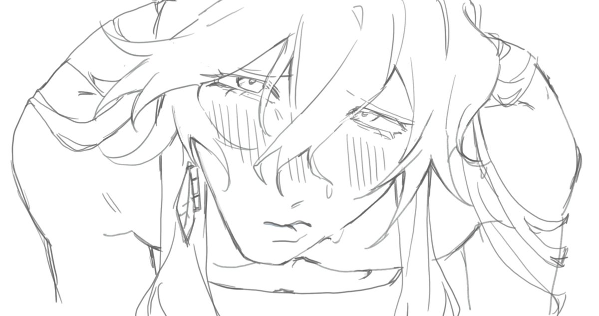 sjsyxx's tweet photo. Yayy another wip!!! 👀👀
My shaky hands keeps messing up the lineart so i lwk just let the tomorrow me to finish it https://t.co/h9MbUURwql