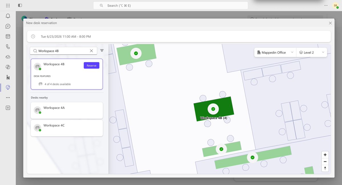 mappedin's tweet photo. Getting your building into Microsoft Places shouldn't require a sales call or a purchase order.

With Mappedin, map your first building for free and sync it straight to Microsoft Places. Your rooms, desks, and floors, ready to go.

Learn more: https://t.co/7Ye5aBB8mS https://t.co/5CpGz2kepu