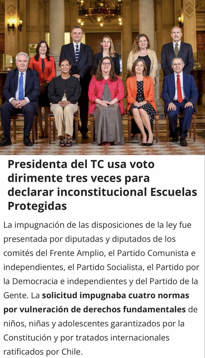 JavierOlivares's tweet photo. 🇨🇱 El poder lo tiene la ciudadanía y lo ejercen quienes fueron elegidos por la gente. No quienes llegaron a dedo a cargos de privilegio, y hoy se aferran a posiciones prestadas por dirigentes de turno.

(…) “Designaciones a dedo” que a modo de ejemplo nos cuestan a los chilenos cerca de 12 millones de pesos en sueldos a los Ministros del Tribunal Constitucional.