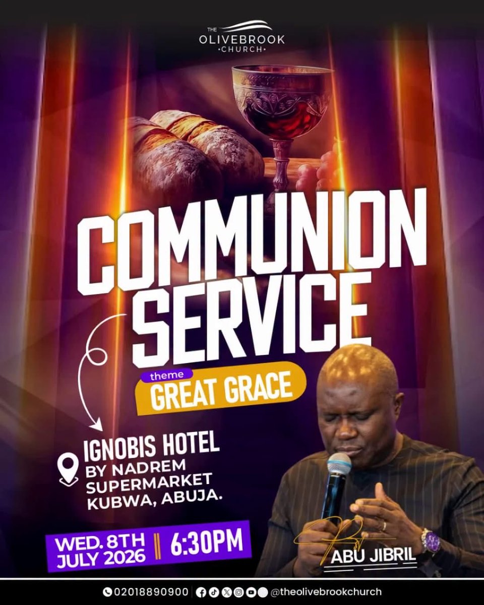 TheOliveBrook's tweet photo. One service can change everything.

Join us this Wednesday for our Communion Service.

It's our season of Great Grace, and we believe God has prepared something for you.

See you by 6:30 PM. 

#TOBC #TheOlivebrookChurch #CommunionService #GreatGrace https://t.co/S3F3osvI78