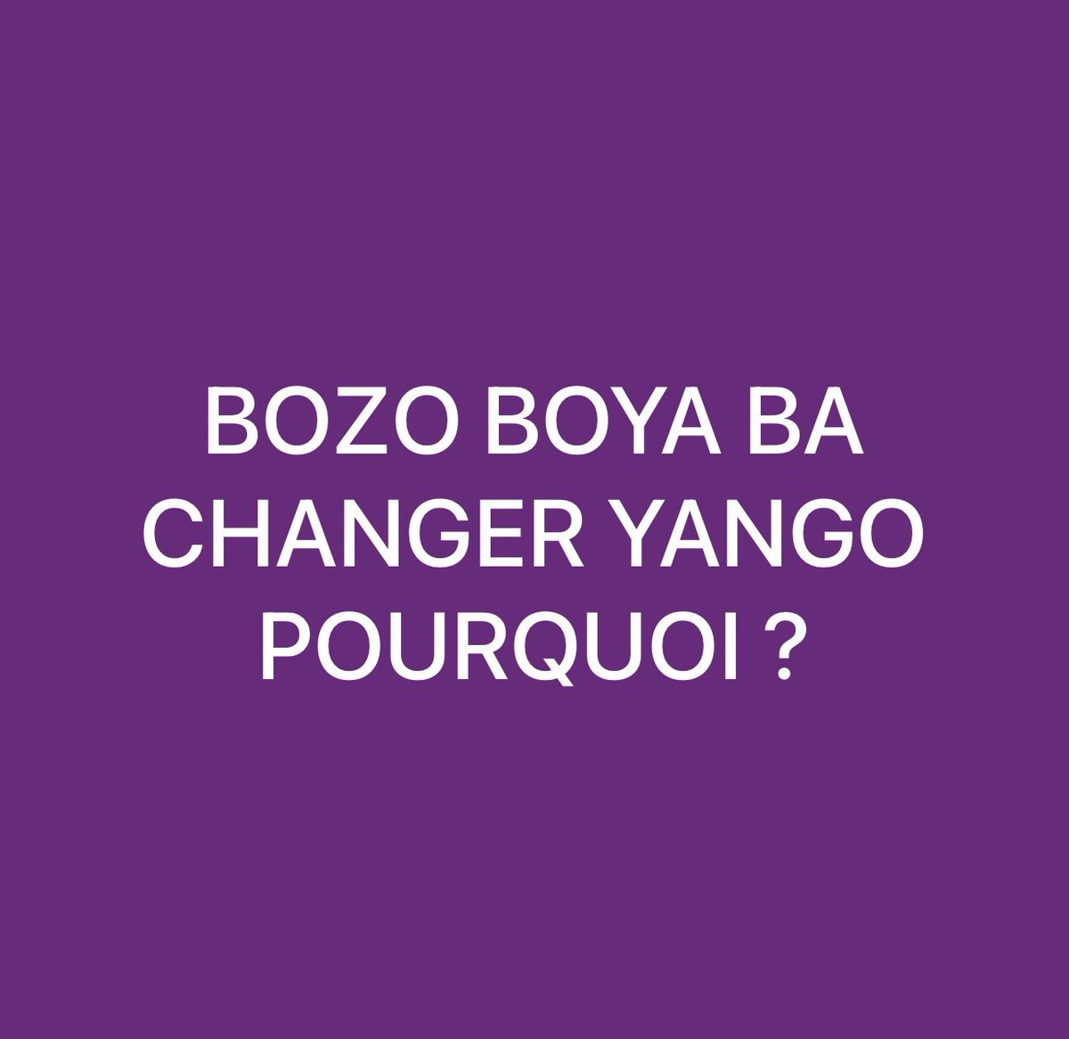 JephteBosako's tweet photo. Pourquoi ? 👀 https://t.co/34dvupLHZF
