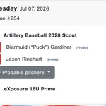 Photo by Artillery Baseball (@ArtilleryBASE)
