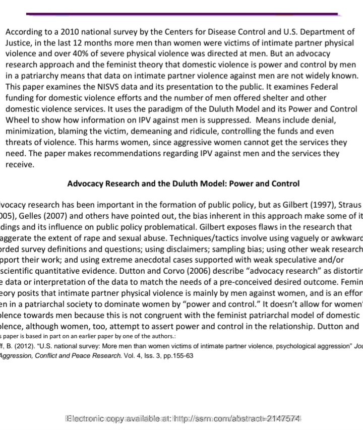 FemCondition's tweet photo. The 2010 NISVS showed more men than women reported IPV victimization. 

Advocacy research hid the numbers.
https://t.co/ZdSzYTGKkX https://t.co/jdJGDvYf2s
