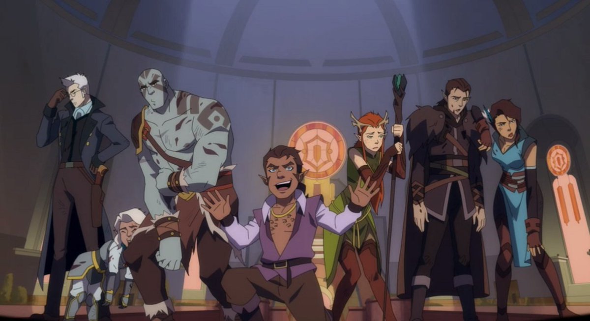 allpha_death's tweet photo. Finally got around to watching The Legend of Vox Machina. After binging Seasons 1-4  it's one of the best things I've watched this year and I cannot recommend this spectacular show enough. Some thoughts👇🧵.. https://t.co/feXACeFk6Y