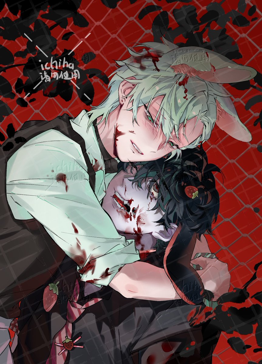 ichiha_001's tweet photo. 稿件，稿主设定🐇🖤💚#ivti #ivantill https://t.co/utxyga9SIT