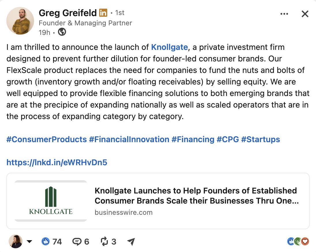 heyitsalexP's tweet photo. Every day I see posts here from founders about how hard it is to finance DTC growth.

My husband just launched a product to solve that.

Flexscale gives you the flexibility of equity...without giving away a huge chunk of your company forever

If you want an intro, DM or comment https://t.co/JYgKKFhinb
