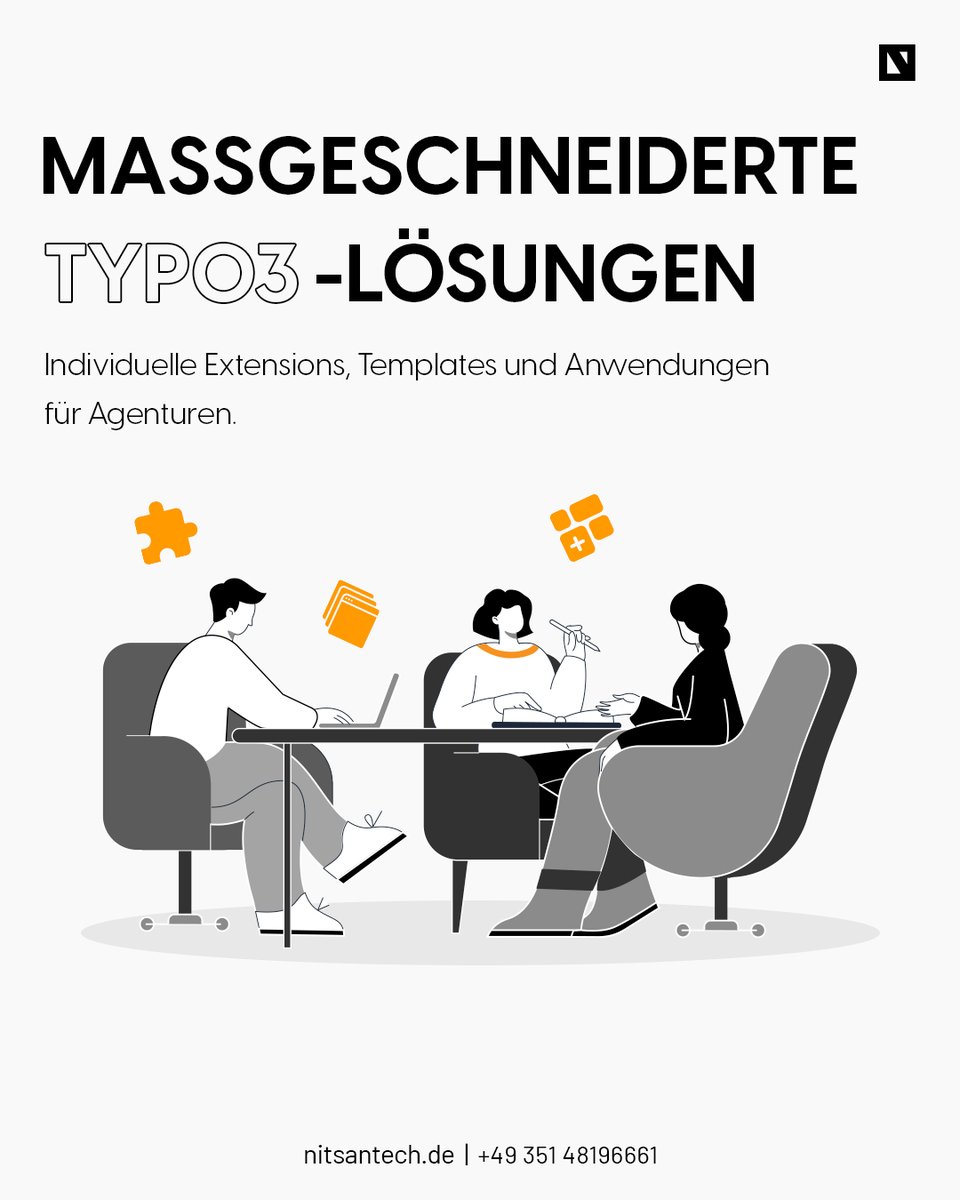 Interfece_Ring's tweet photo. 🛠️ Jedes Agenturprojekt bringt eigene technische Anforderungen mit.

NITSAN unterstützt Agenturen mit individuellen TYPO3-Lösungen – von Extensions bis zu Templates und skalierbaren Anwendungen.

🔗 Service entdecken: https://t.co/4s8j5YFqy1

#TYPO3 #NITSAN  #Digitalagentur https://t.co/qQTDm40ezP