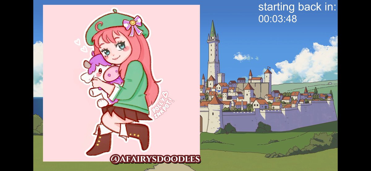 afairysdoodles's tweet photo. A huge thanks to the @DungeonDeliver members for showing my art in one of their streams!!! Im loving the series, thank you so much🩷🩷🩷 #dungeondelivery #dnd #pollyinkpot #dungeondeliver #ldshadowlady https://t.co/vV0BqwEWN2