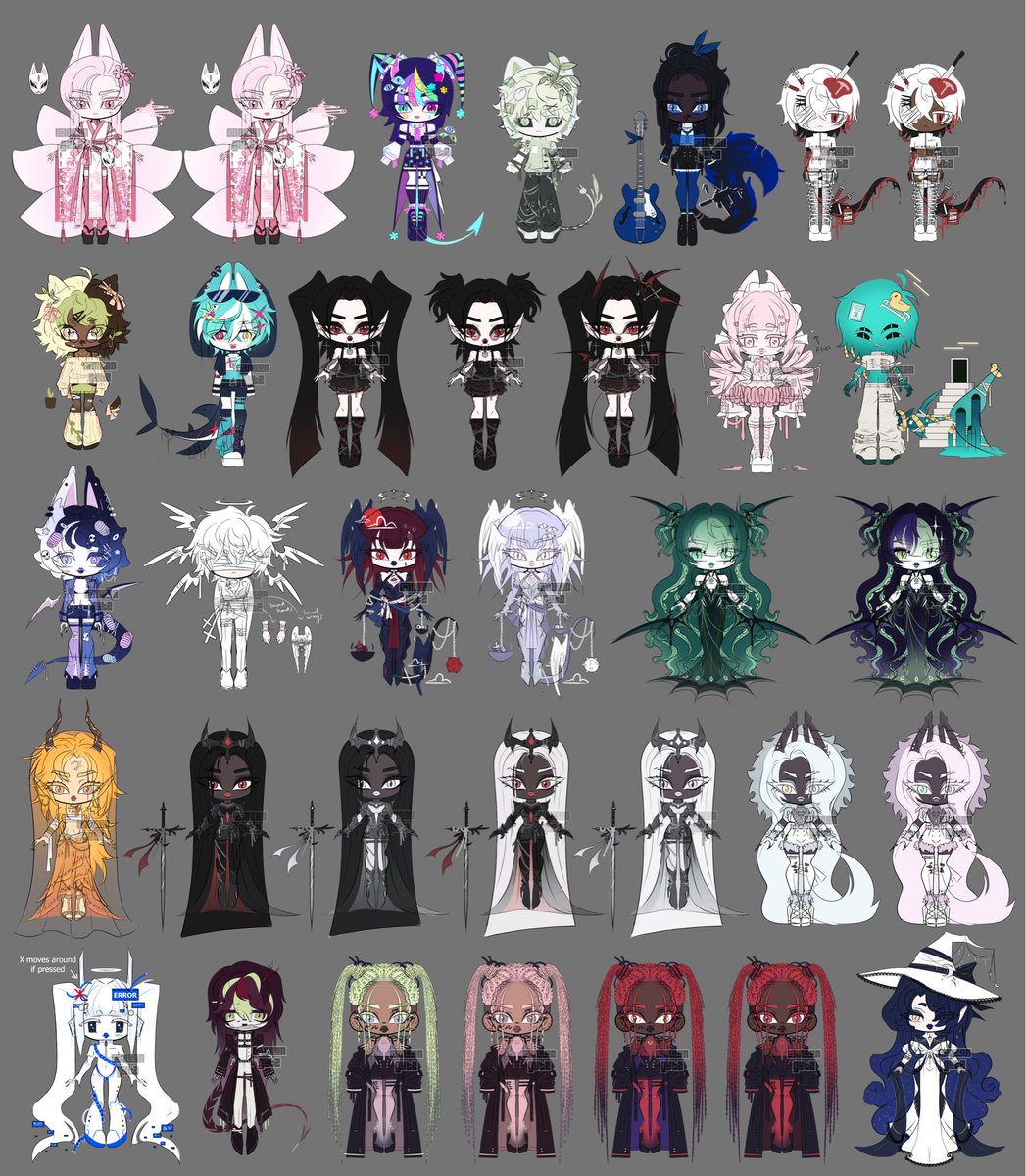 itsneongutz's tweet photo. 🌿100 Follower Adopt Design Raffle!🌿

How to enter:
▸ Follow
⟳ Retweet

Ends in 3 days

Winner will choose a design from these WIP’s (that I’ll complete)

Remaining designs will be used for a raffle on my Toyhouse next! Then open back up for preclaim sales! 

Good luck! 🍀 https://t.co/olKEdgQLwE