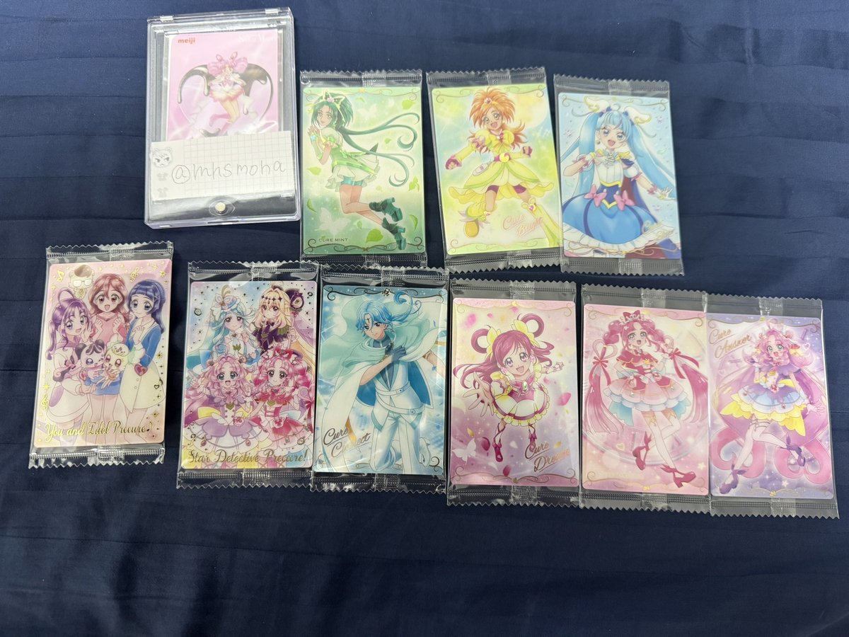 mhsmona's tweet photo. プリキュアウエハース【交換or譲渡】

【譲】画像1.2
【求】画像3〜リプへ。❤️がついていないもの、または1枚150円+送料３枚〜

条件の合う方ぜひお声がけよろしくお願いいたします。 https://t.co/bnQig8t9Jq