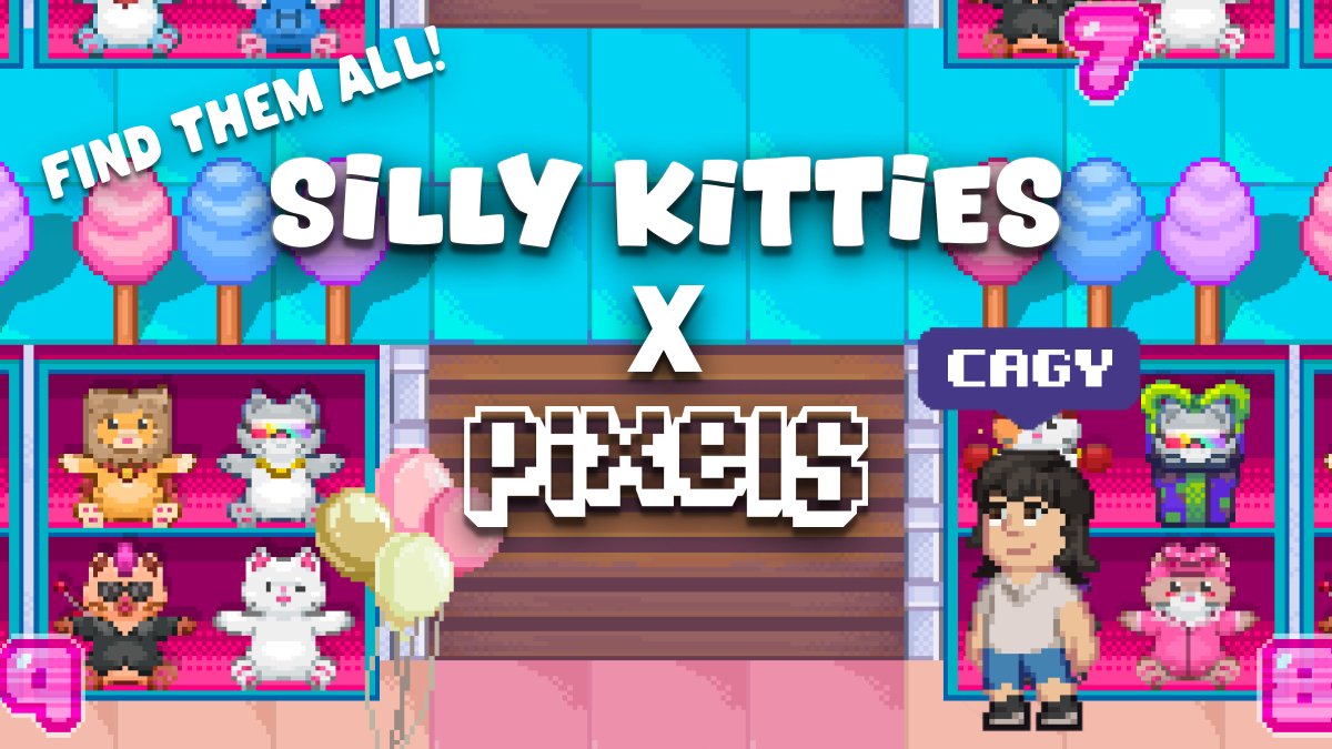 pixels_online's tweet photo. Something has gone wrong in Terra Villa 🚨🐈

@cagyjan1 has lost his @sillykittiesco! 

Find them around the realm, return them, and grab a ticket to enter for a chance to win some IRL merch!

More details on the Pixels Post, linked below ⬇️

⏰ Ends July 14, 3PM UTC 🐈 https://t.co/Bk3mIJzWgx