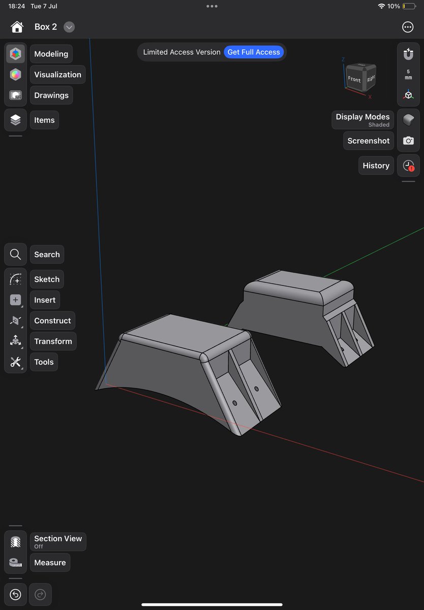 sergeevayua's tweet photo. Sooo, do you think I can put on my CV 3D design now? 

Learned in 2 days the Shap3d tool in my iPad and here we are testing new boxes for https://t.co/3aXfrvISCi. 

I did not think ill be so excited about the 3d printer, its addictive guys 😅 https://t.co/DVR22OqH8x