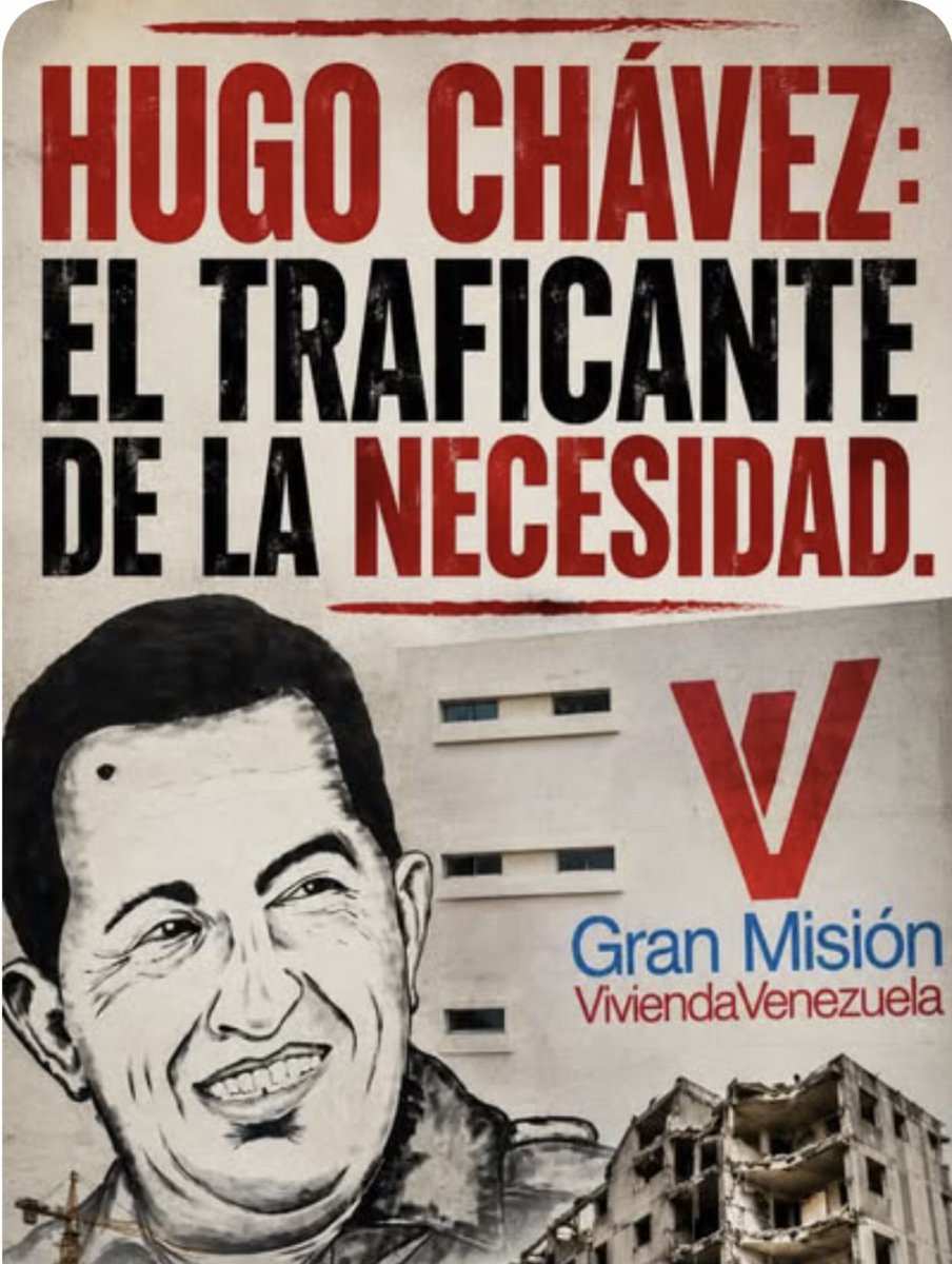 Pura_Miel's tweet photo. #ElChavismoNoConstruyoCasas 
#ElChavismoConstruyoTumbas 

Este HDP de Hugo Chávez … EL BIEN LO HIZO MUY MAL … Y EL MAL LO HIZO MUY BIEN … https://t.co/6PD3iXhGqs