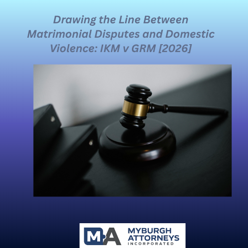 MYBURGHInc's tweet photo. #Rule43 #Spoliation

The High Court in IKM v GRM [2026] clarified that unilateral asset removal during divorce is a civil dispute, not domestic violence, unless actual harm is proven. A crucial boundary for family law. https://t.co/jBjsOE4Iq6