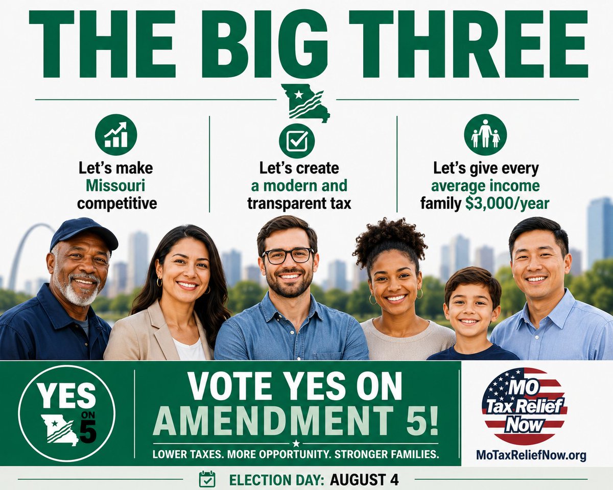 MoTaxReliefNow's tweet photo. Everyone benefits, when we phaseout the income tax. VOTE YES on AMENDMENT 5! https://t.co/Mowt4w2LME