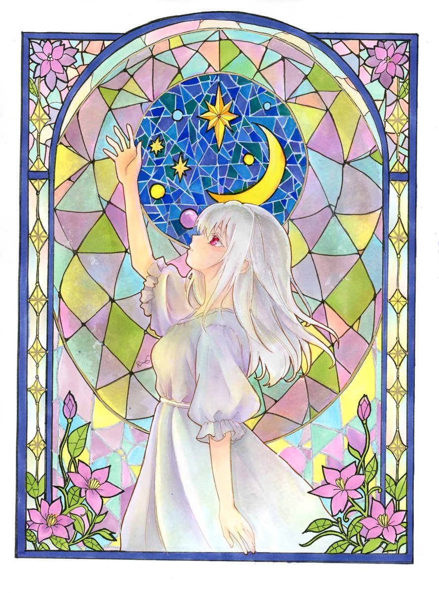desertdrop0909's tweet photo. 『Sternenstaub-Buntglas』
#ラブコピ展5 https://t.co/TV0pjIULhz