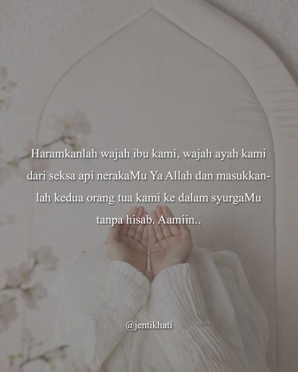 jentikhati's tweet photo. Semoga kita dikumpulkan ke dalam syurga. Aamiin.. ✨🤲🏻 https://t.co/eEMoPTPX26