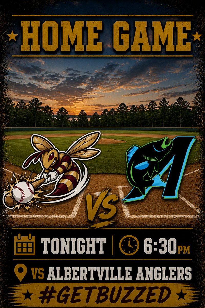 MWStingers's tweet photo. Back at the Hornets Nest tonight. 630pm first pitch as we host the @anglersbball 

#getbuzzed #tuesdaynightbaseball https://t.co/arVkxIvVwX