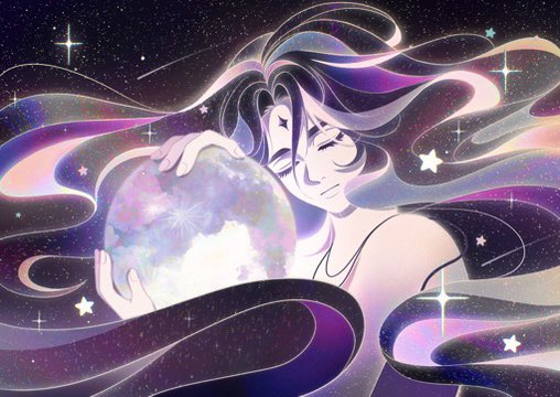 Pipuka0_0's tweet photo. The stars will embrace the moon in the night.🌌
App : Procreate 
#cspcontest48 https://t.co/YWMPC0bb8I