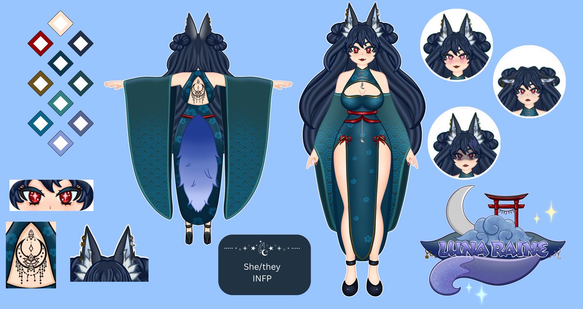 Luna Raine 🦊🌙⛩️ tweet media