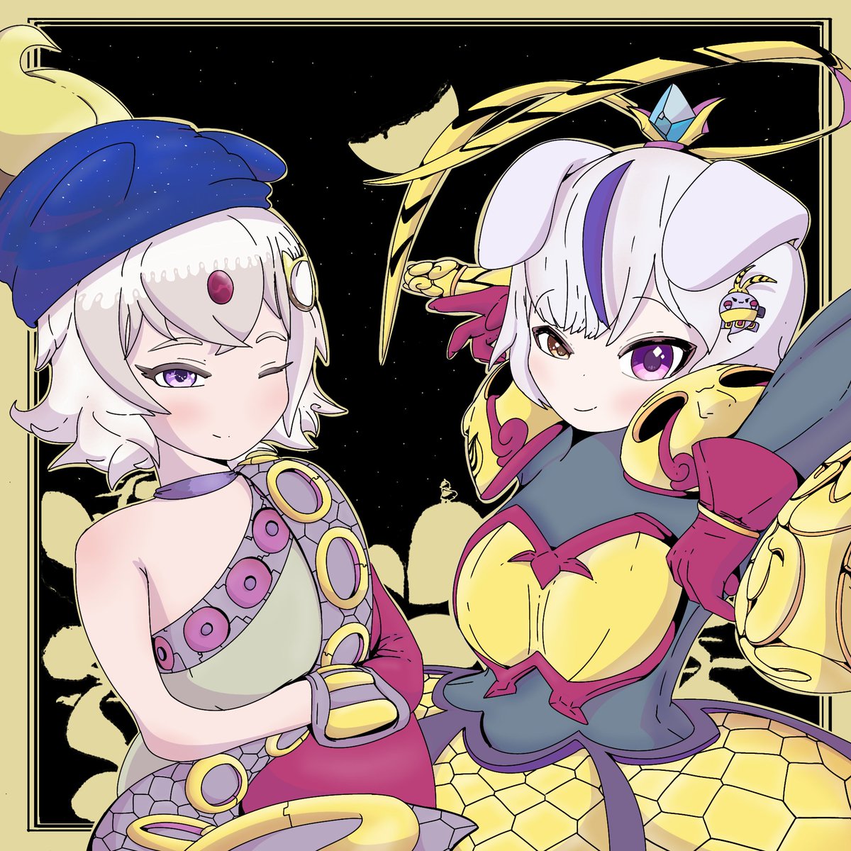Kirafunn's tweet photo. 💠 La Amelia Ayakashi como sun wukong
Y Kishy Mishi como el Monje que la libera :3 💠

#ASTRALISART https://t.co/76yEj8LxtG