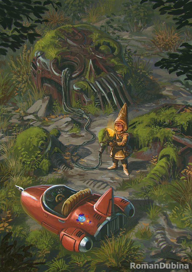 RockFunRoman's tweet photo. Агов, ти мене бачиш?🤖👁️
#украрт #retrofuturism #scifiart #illustration #scifi  #noAI https://t.co/fD6XUScD32