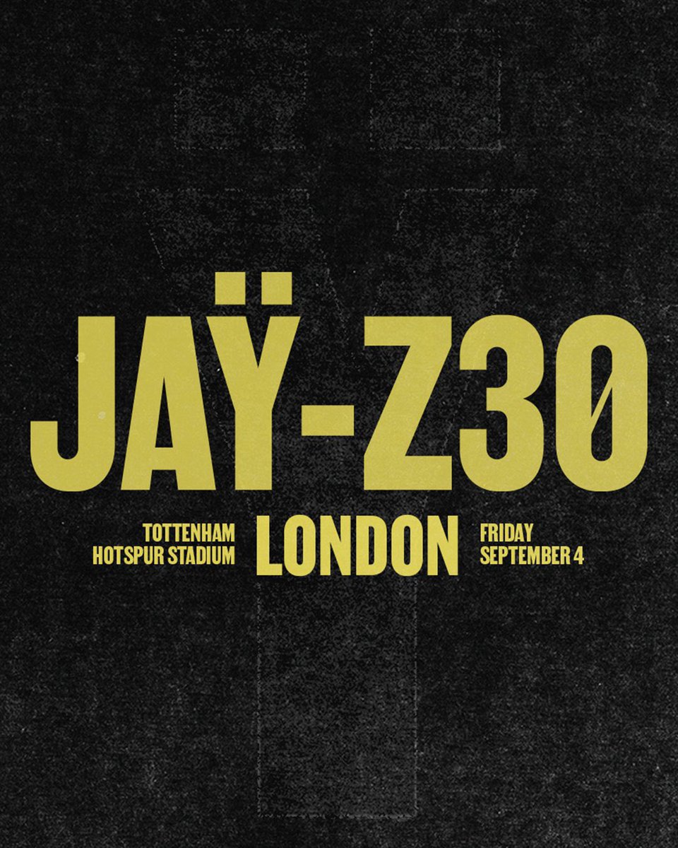 beyonceaccess's tweet photo. 🚨 MEU DEUS?? Jay-Z anunciou um show extra da sua turnê em comemoração aos 30 anos de carreira em Londres, justamente no dia do aniversário da Beyoncé (04/09).

Fãs já especulam que o casal possa apresentar ao vivo as novas versões de “Déjà Vu” e “Upgrade U”, que serão lançadas na mesma época, como parte do relançamento comemorativo dos 20 anos do álbum “B’Day”.