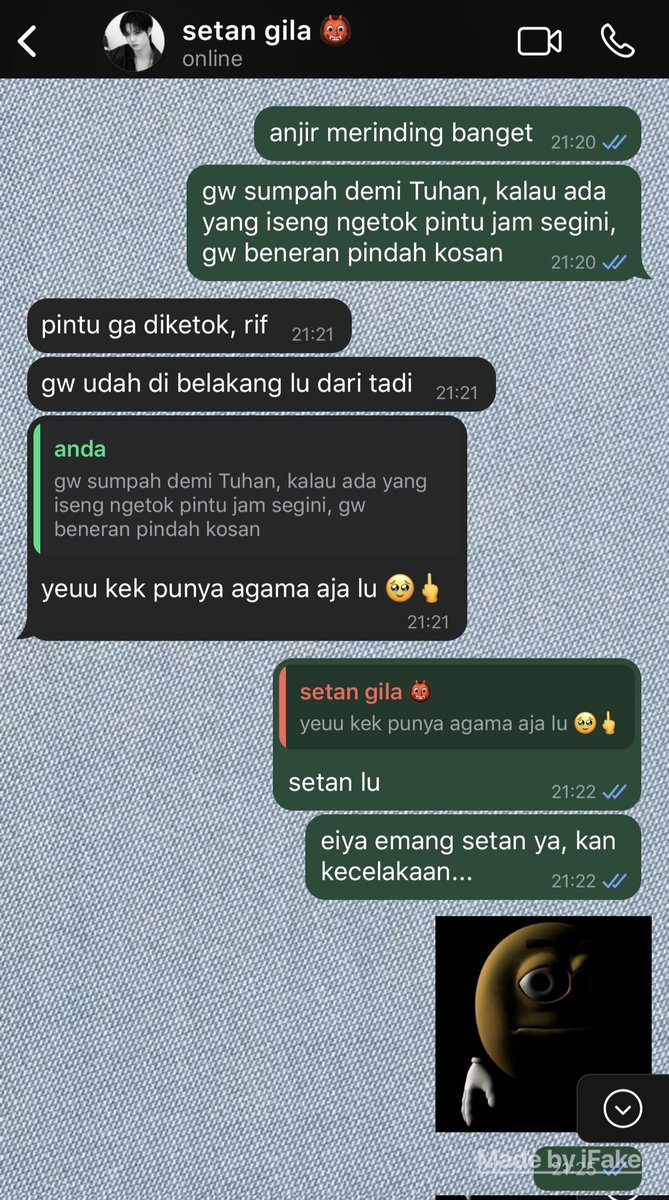 Kimmyander's tweet photo. #ryulyul few tweets au

– kalau jadi setan niat dong!

hanya cerita tentang asmara beda dimensi. https://t.co/vCjtQnbeZu