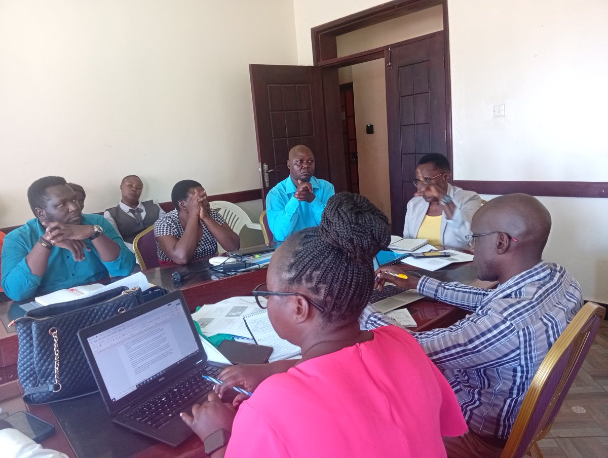 namayingo's tweet photo. Today, we convened the 4th Quarter District Water &amp; Sanitation Coordination Committee Meeting to assess progress, share achievements &amp; enhance coordination among departments and dev't partners implementing WASH interventions. https://t.co/5i4E1Bhz7f