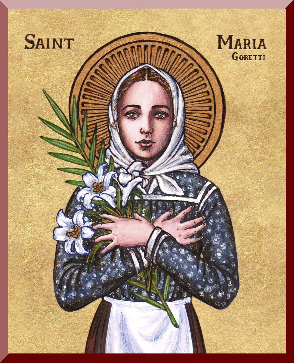 heaven_piercing's tweet photo. St. Maria Goretti, pray for us. https://t.co/A81T5vqKj8