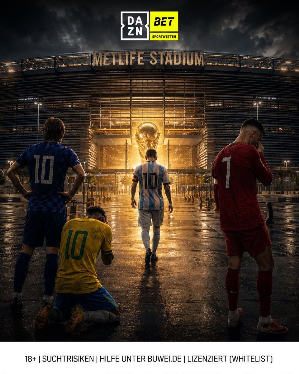 DZBTDE's tweet photo. Eine Ära geht zu Ende. 💔

Ronaldo, Neymar, Modrić…

Drei Kindheitsidole sind bereits ausgeschieden. Jetzt bleibt nur noch Lionel Messi. Kann er seine Geschichte mit einem weiteren WM-Finale krönen? 🐐🇦🇷 

#DZBTDE https://t.co/Qw2ik93DKR