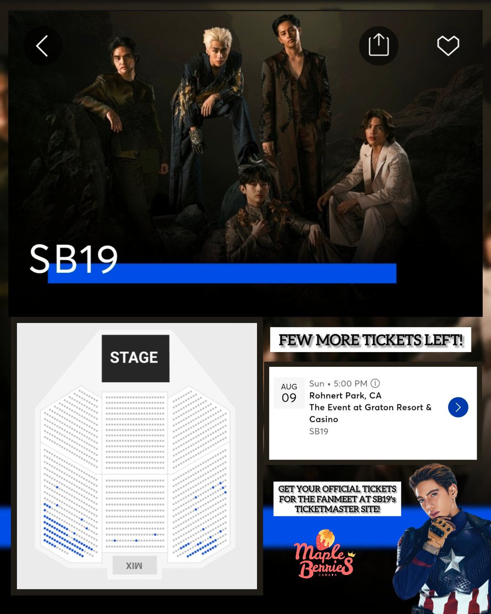mapleberries_'s tweet photo. It's your chance to see Captain Stell in N.America Berries! SB19 will be having a 2 DAY fanmeet in California!

Day 1 is SOLD OUT (some resales only)! But DAY 2 is now available!
🔗https://t.co/TkQlj1e15g

#SB19 @SB19Official
#SB19_STELL #Stell https://t.co/ulhZmPmCxL