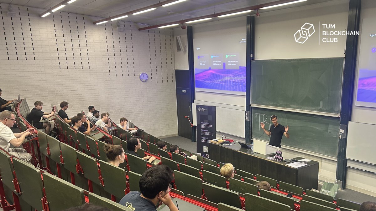 tbc_munich's tweet photo. Exploring the future of digital assets. 🔗

Huge thanks to everyone who joined our Digital Assets 101 Workshop! Alongside @Coin_Tracking  and Dr. Felix Siegel, we cracked open the ecosystem to cover:

- Web3 & Blockchain fundamentals
- Crypto taxation & compliance 💸

Great insights, better networking, and an incredible crowd of students.

#TUMBlockchainClub #CoinTracking #Web3 #Crypto #Munich