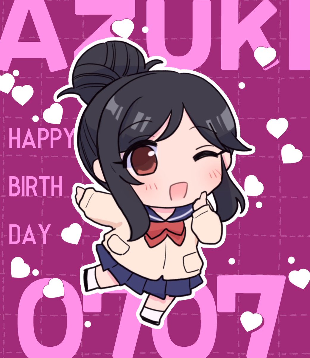 niruko05's tweet photo. あずきちゃんお誕生日おめでとう！🎉🫘
#桃井あずき生誕祭2026 https://t.co/mqZt4jldvH