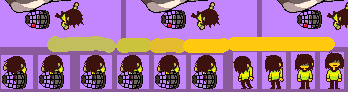 CurlyThat's tweet photo. @Sensiav703 @SupreMairo637 @InvaderChara_32 Heya buddy, here's the sprite sheet showing them actively changing colour whilst in the same pose with the same lighting. Hope this helps! https://t.co/VJwu1CEILC