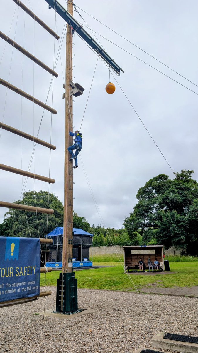 JohnSpenceCHS's tweet photo. Great day at Ford Castle! ๐ค๏ธ Students embraced every challenge โ abseiling, survival skills, axe throwing & more. Fantastic teamwork, support & plenty of smiles throughout. Now onto tonightโs silent disco! ๐บ๐ง @PeleTrust #FitForLife https://t.co/M7CYM9VxVq