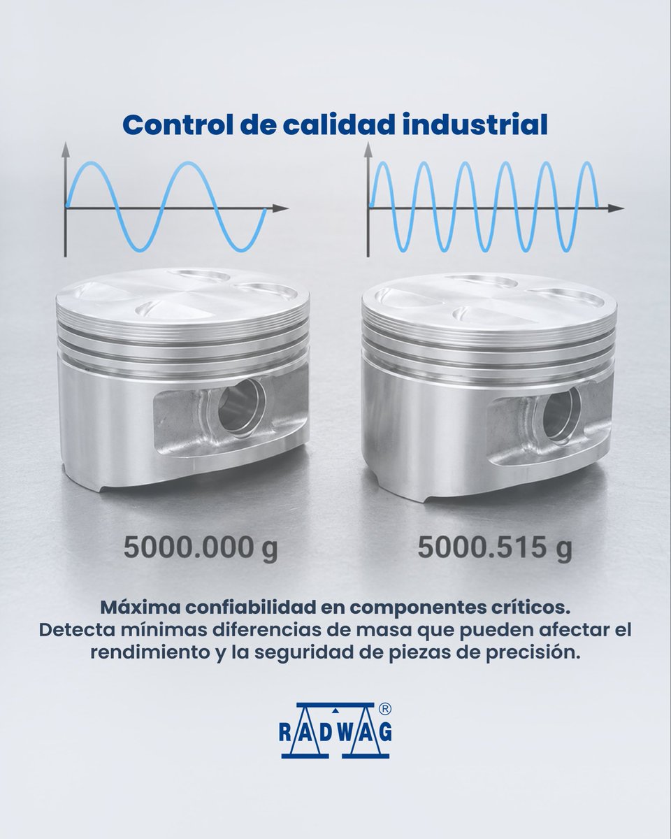 CharpentierPy's tweet photo. En metrología, cada miligramo
cuenta ⚖️

La verificación de patrones de masa exige un nivel de precisión capaz de detectar variaciones mínimas que podrían comprometer la certificación de una pesa‼️

Contar con equipos de alta exactitud es fundamental para garantizar resultados✅ https://t.co/wHb529Nd65