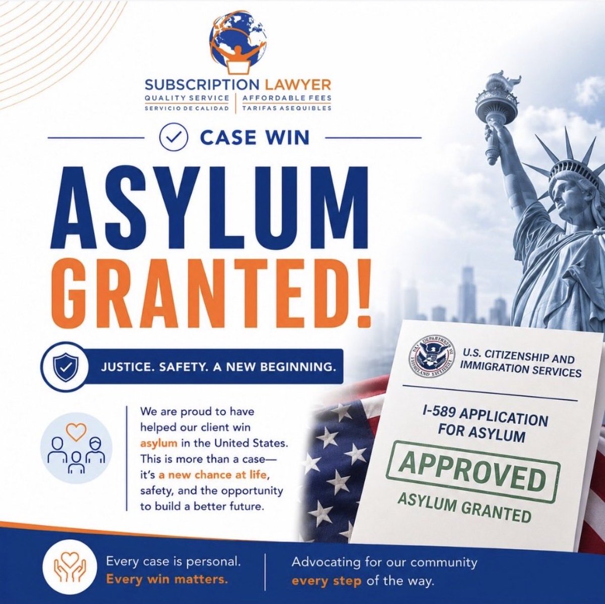 subscriptlawyer's tweet photo. We are excited to share a recent win for our client! https://t.co/hlRFHuO5ES