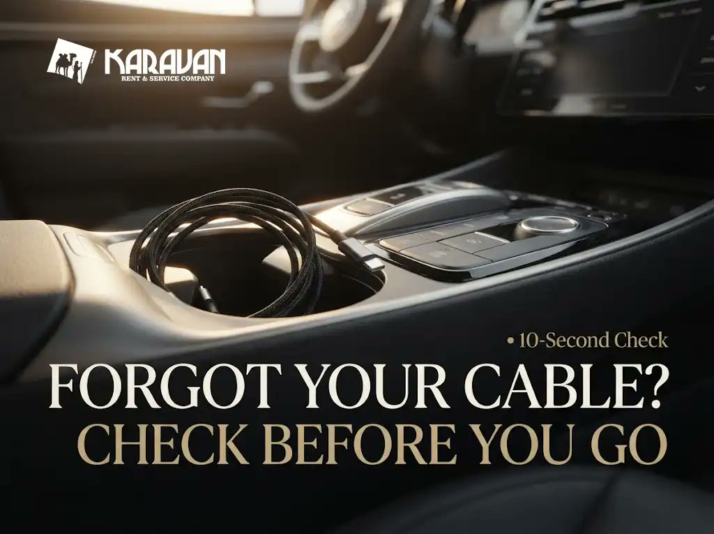 KaravanRent's tweet photo. 🕶️ The top 5 things we find in our cars after a rental. Spoiler: sunglasses take second place.

We clean the cabin after every trip — and over the years since 2008, we've built up our own tally. We're sharing it partly for a laugh, partly because knowing the top five makes it easier not to join it yourself.

1️⃣ Charging cables — lost in our cup holders more than anywhere else
2️⃣ Sunglasses — off for a second, remembered only back home
3️⃣ Kids' small items — toys, pacifiers, snacks under the seat
4️⃣ Wallets and cards — rarer, but far more stressful
5️⃣ Jackets and bags in the boot — lost among the suitcases

Every now and then we find something more fun too: a souvenir rug, a wedding bouquet, and once, an inflatable pool ring.

If you left something with us, call — we'll help find it. We care about the small details of a trip as much as the big ones.

📖 Full list with checklist: https://t.co/ys4pBD0V9d
🚗 Book a car: https://t.co/E0CoZdLMsW
📞 +994-55-455-22-45

#KaravanRentACarinBaku #CarRentalBaku #Azerbaijan