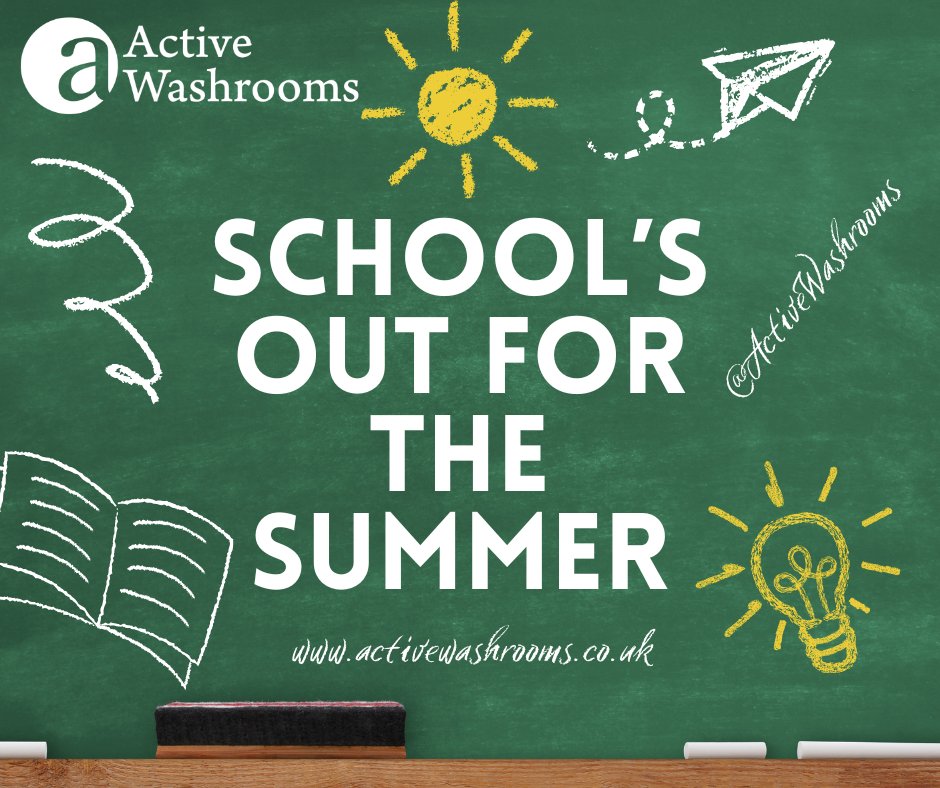 ActiveWashrooms's tweet photo. With many schools breaking up soon, now is the time to think about getting ready for the new term. 
https://t.co/CPzT5rMD37 #schoolsoutforsummer #SummerFacilities #HygieneMatters #washroomsolutions #washroomdesign #education #sustainability #LeadingTheWay #ActiveWashrooms https://t.co/HqKZg2kX0C