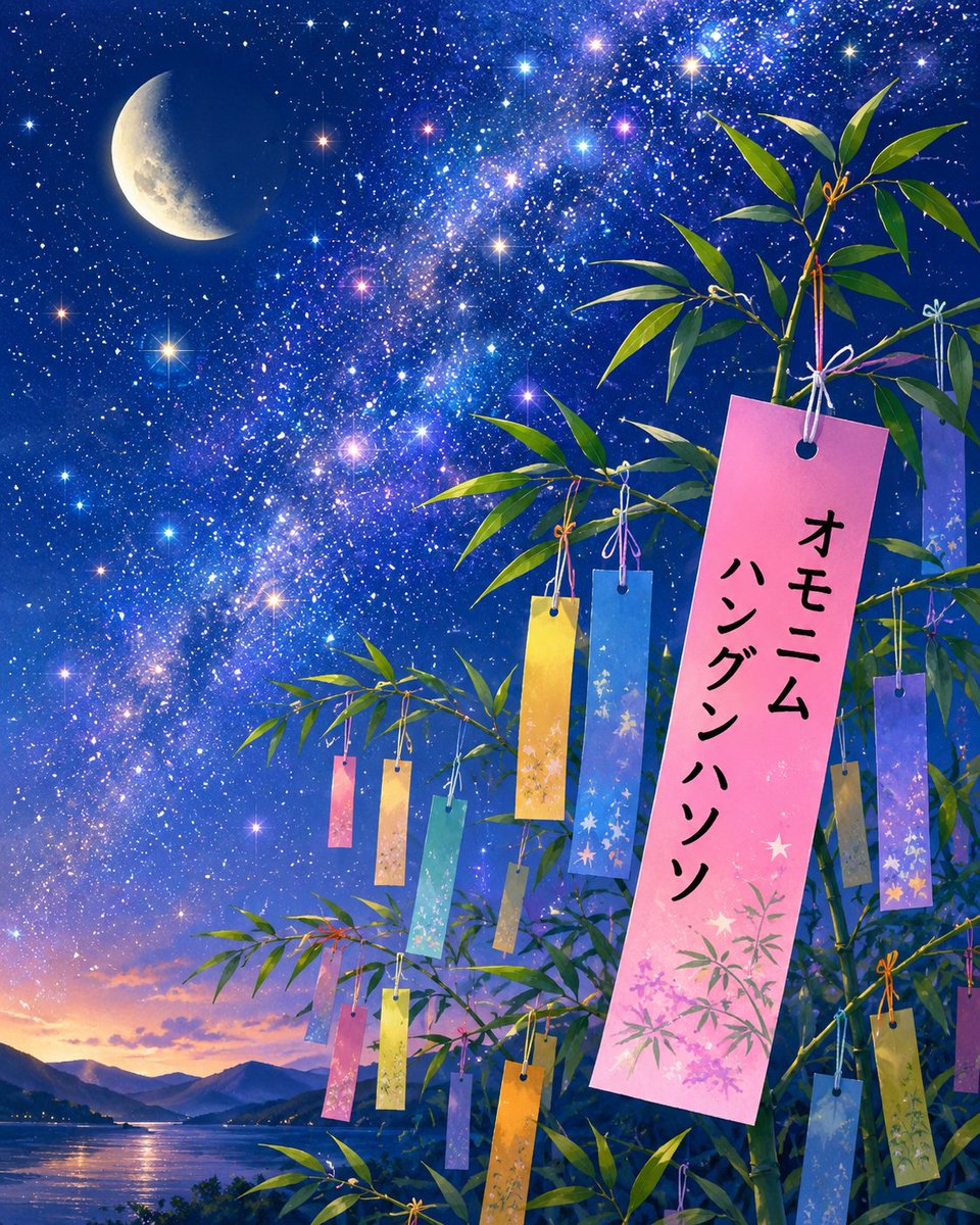 keme39's tweet photo. 七夕の夜
リアン子の願い事⭐️🙏

#リアン子の七夕 https://t.co/FIYUcMSQaj