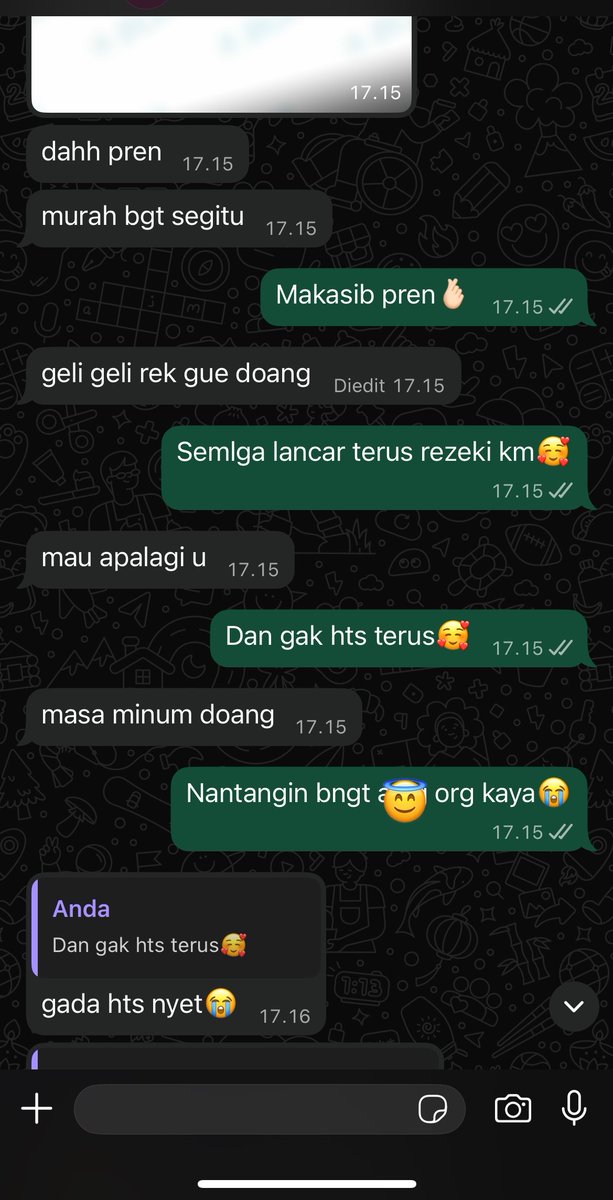 ayyuaspita19's tweet photo. Moga km makin kaya raya pren🫰🏻 next beliin aku civic turbo yh🤭

Terharu temen-temen aku baik semua🥹 https://t.co/BXJje8CK0n